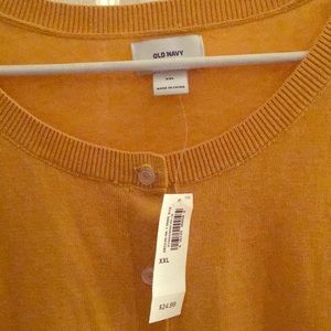 NWT Old Navy Cardigan - XXL - Mustard/Goldenrod